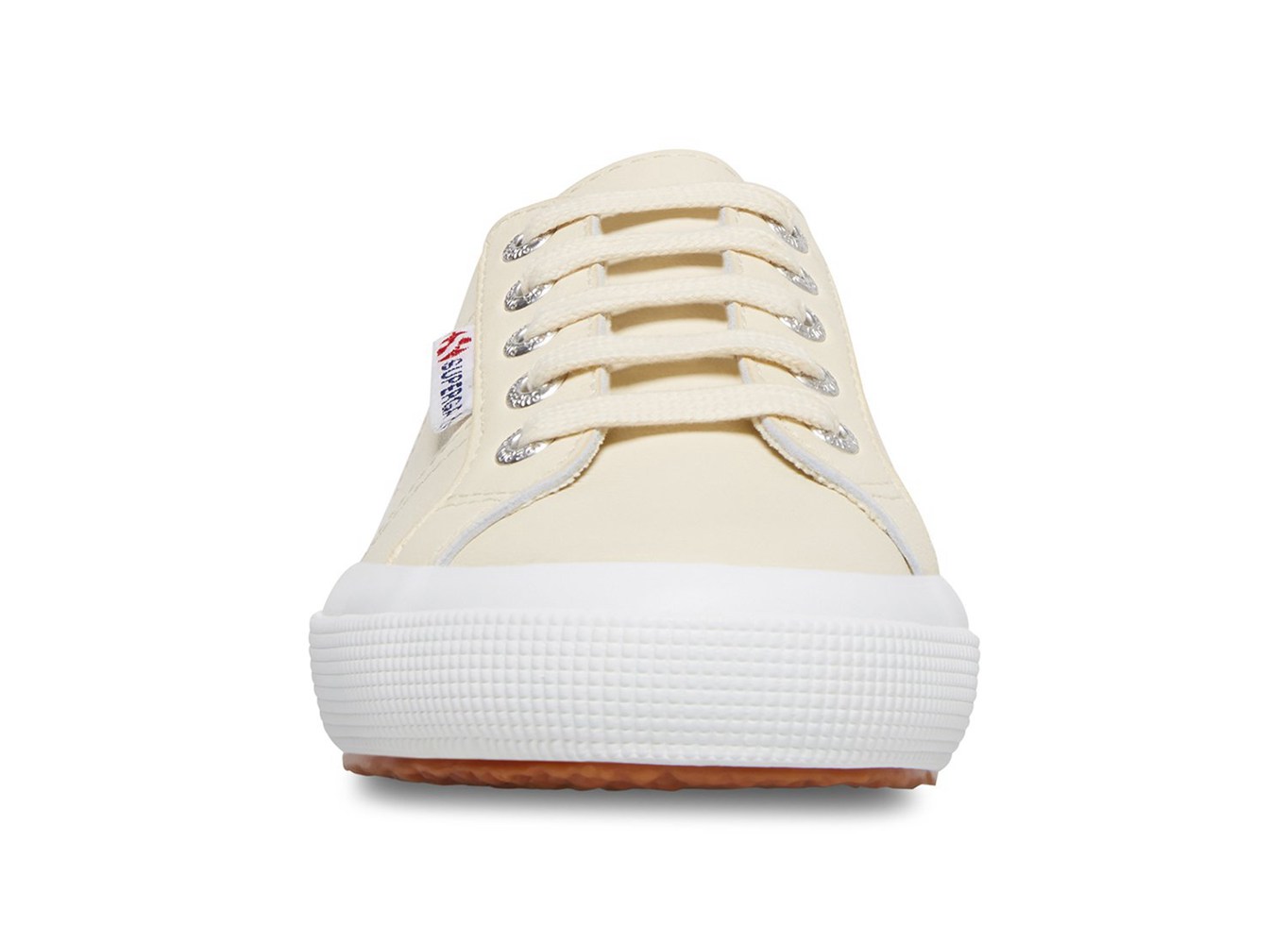 Superga Sneakers Womens - 2750 Naplngcotu Leather - Beige - SQUDW7359